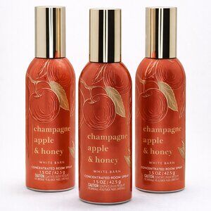 Bath & Body Works 3 Pack CHAMPAGNE APPLE & HONEY Room Spray